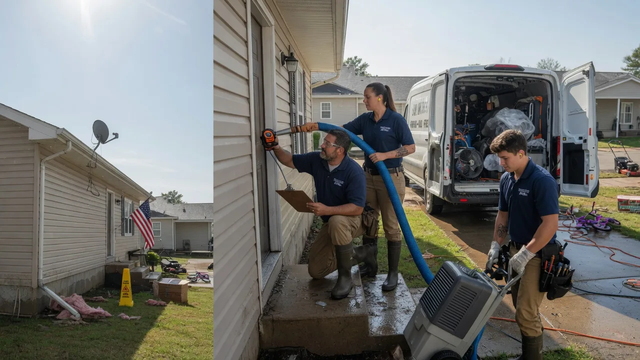 Ceiling Water Damage Restoration in Yukon, OK near me
